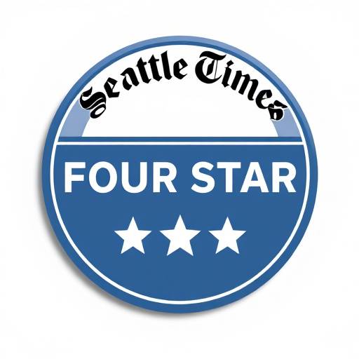 Seattle Times Four Star Rating 2022 logo.